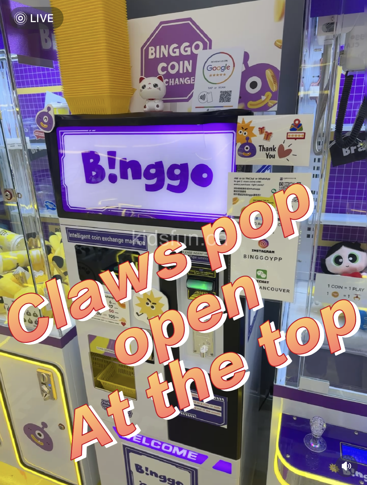 BCBINGGO Claw Machine Richmond – When Fun Turns into Frustration for Kids