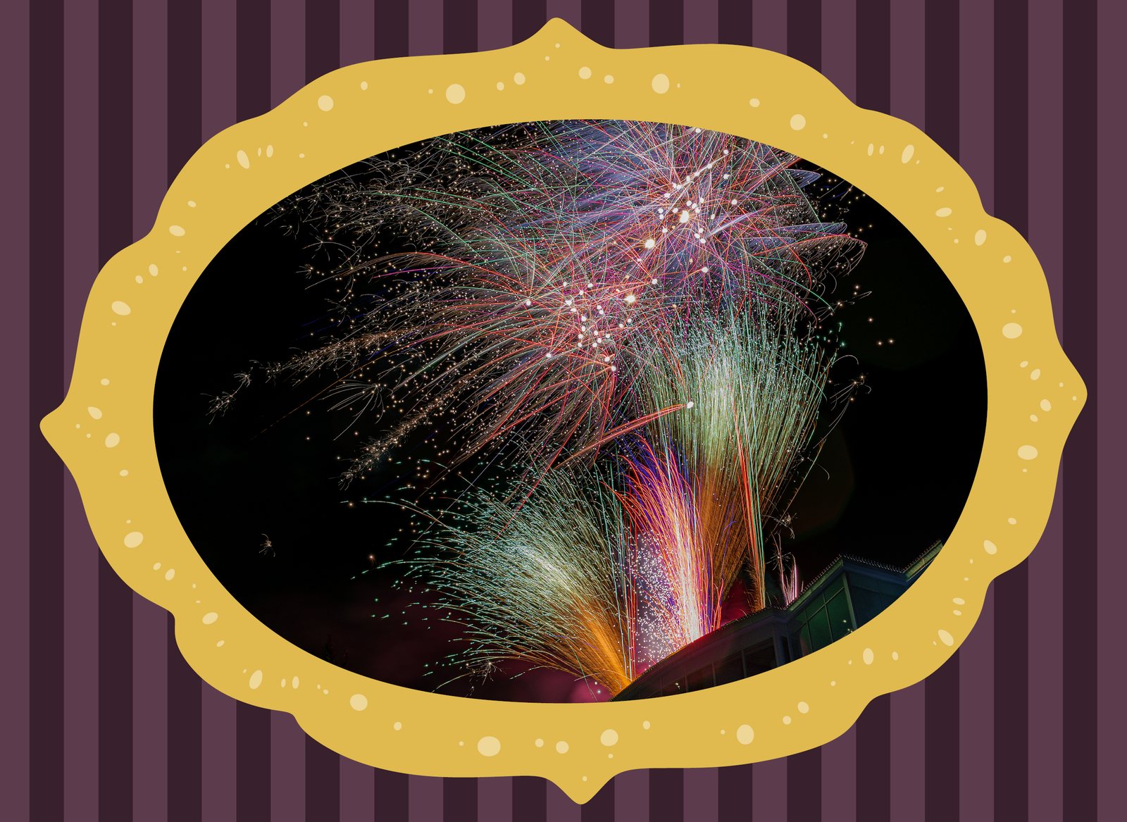 Fireworks finale at Celebrate the Night in Maple Ridge